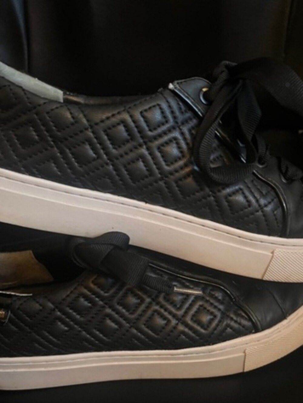 Tory Burch Marion Quilted Leather Sneakers - Picture 3 of 5